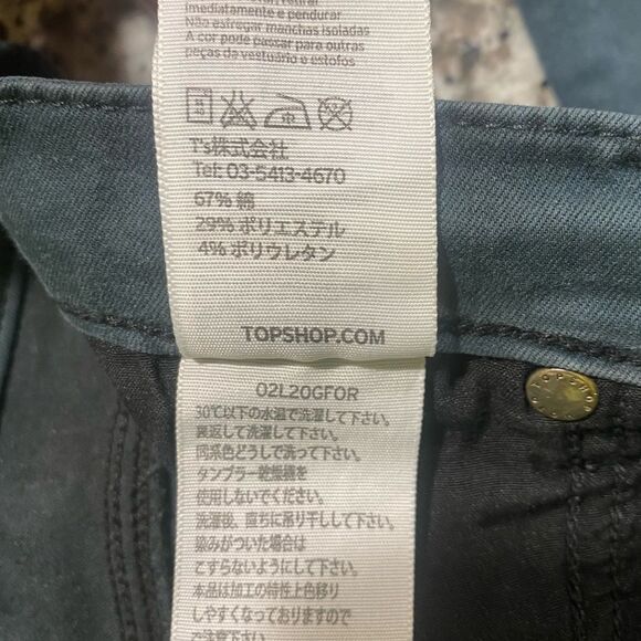 Topshop Women's High Rise Jeans in Dark Blue - Small - Picture 7 of 7